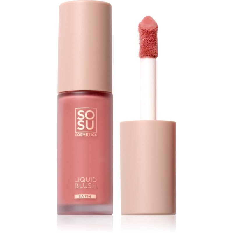 SOSU Cosmetics Liquid Blush tekutá lícenka odtieň Dusk 9 ml