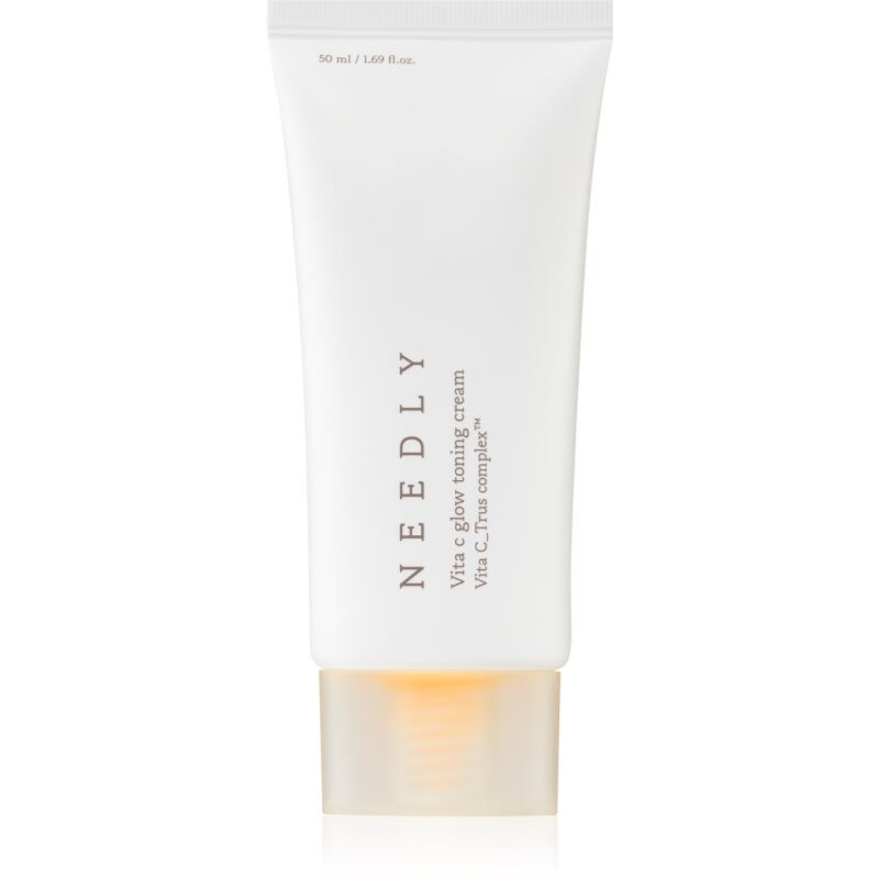 NEEDLY Vita C Glow Toning Cream hydratačný tónovací krém pre zjednotenie farebného tónu pleti 50 ml
