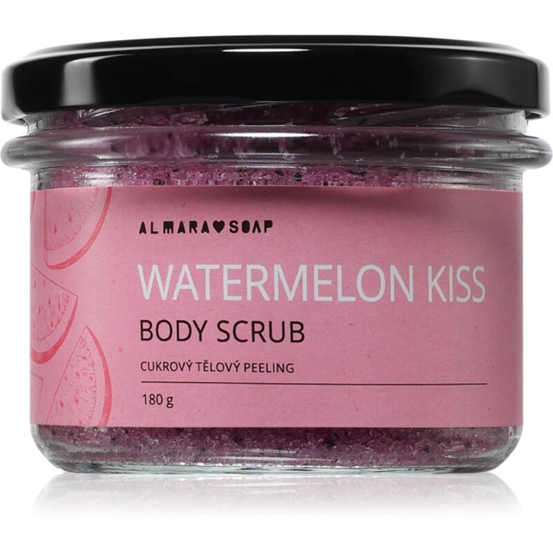 Almara Soap Body Scrub cukrový telový peeling proti celulitíde s vôňou Watermelon Kiss 180 g