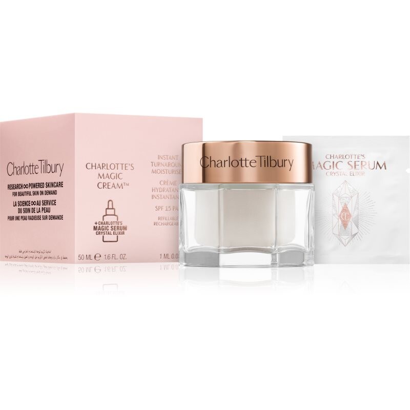 Charlotte Tilbury Charlotte's Magic Cream spevňujúci hydratačný krém SPF 15 náhradná náplň 50 ml