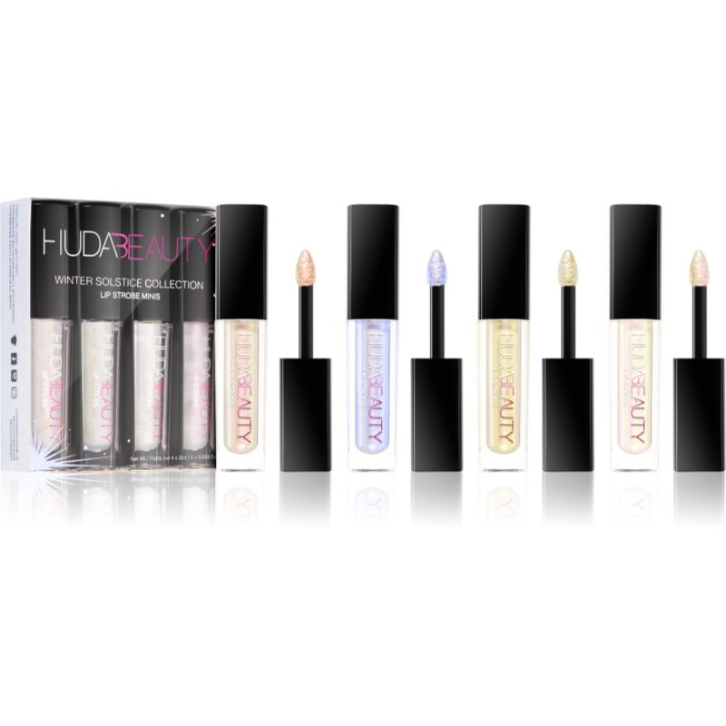 Huda Beauty Winter Solstice Mini Lip Strobe sada leskov na pery