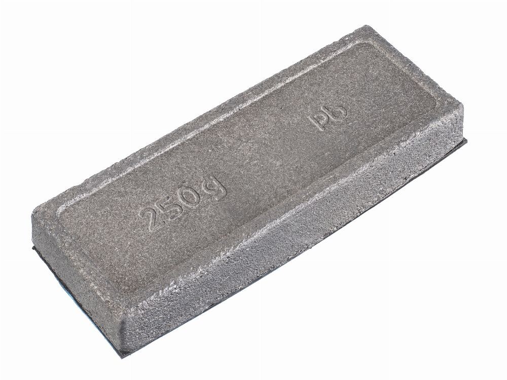 250g TRUCK uncoated lead adhesive wheel weight