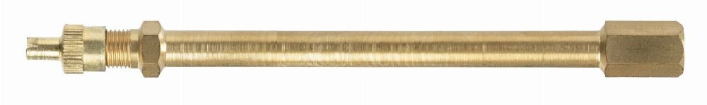 Metal tyre valve extension 125 mm
