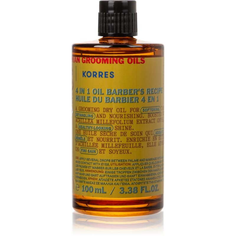 Korres Athenian Grooming suchý olej na bradu 100 ml