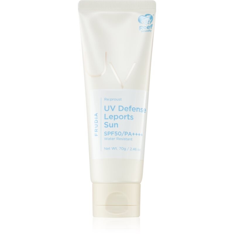 Frudia Re:proust UV Defense hydratačný ochranný krém pre citlivú pleť SPF 50+ 70 g