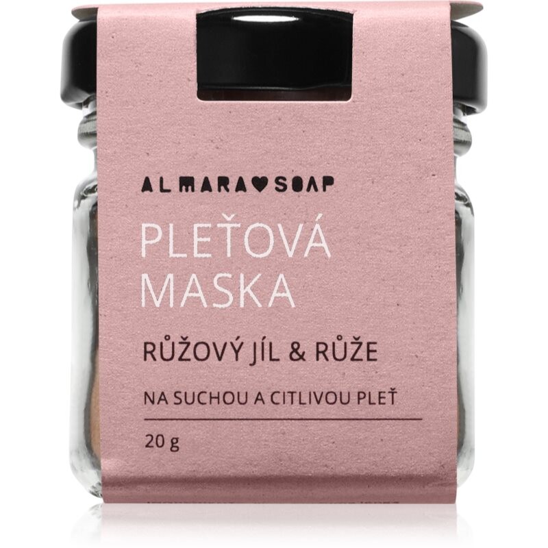 Almara Soap Face upokojujúca pleťová maska pre veľmi suchú a citlivú pleť 20 g