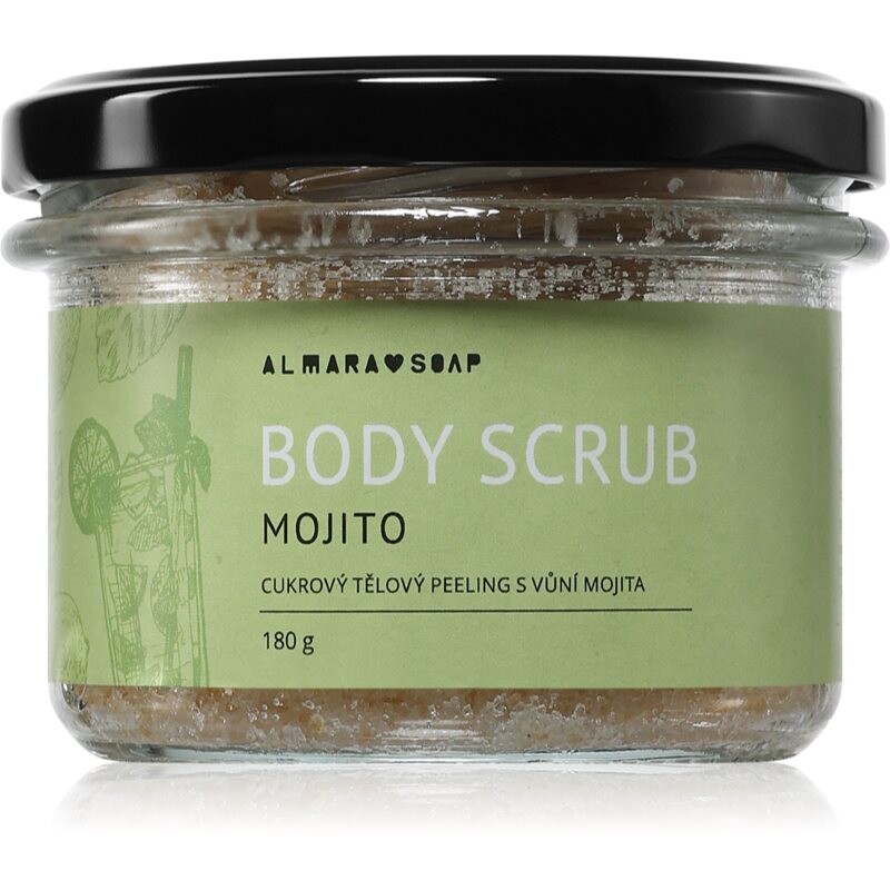 Almara Soap Body Scrub cukrový telový peeling Mojito 180 g
