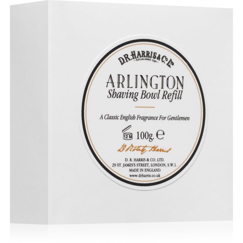 D.R. Harris Shawing Bowl Refill mydlo na holenie náhradná náplň Arlington 100 g