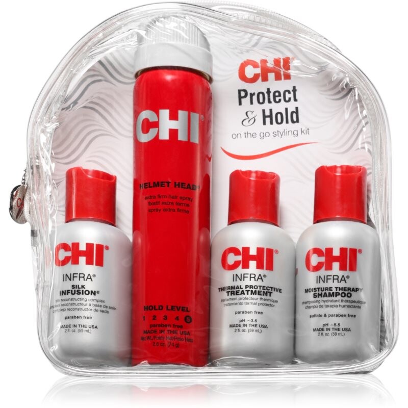 CHI Protect & Hold cestovná sada na vlasy