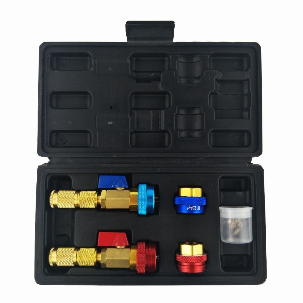 Valve replacement kit without refrigerant recovery HP LP R1234yf R134a