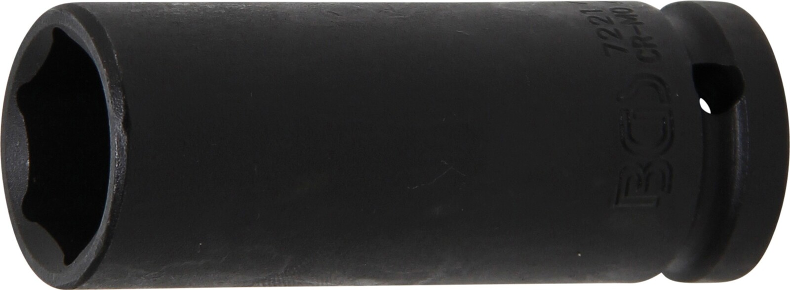 Impact socket 1/2 21 mm long