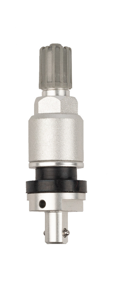 Aluminum snap-in valve for Autel sensors - silver