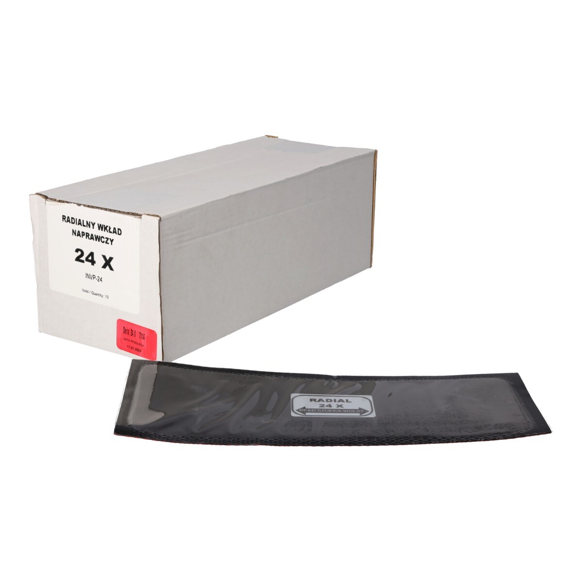 24X - Radial repair patch, 86x219 mm