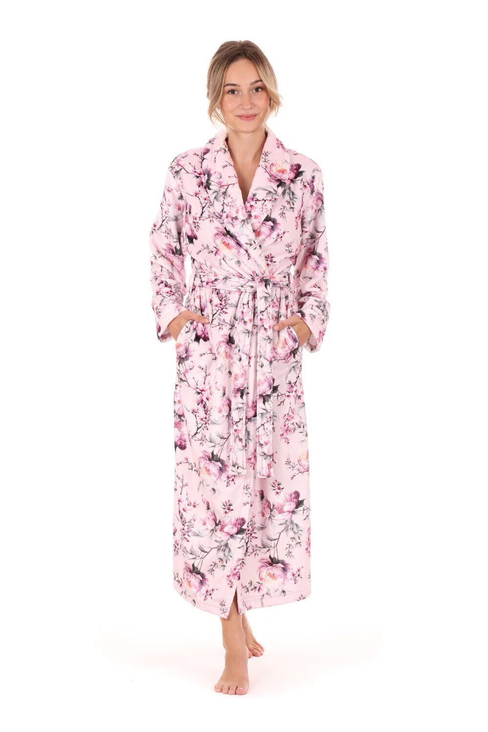 Dámsky župan Toya pink - Vestis XL