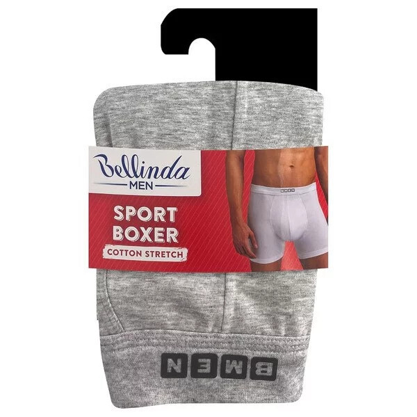 Pánske boxerky SPORT BOXER svetlo šedé - BELLINDA L