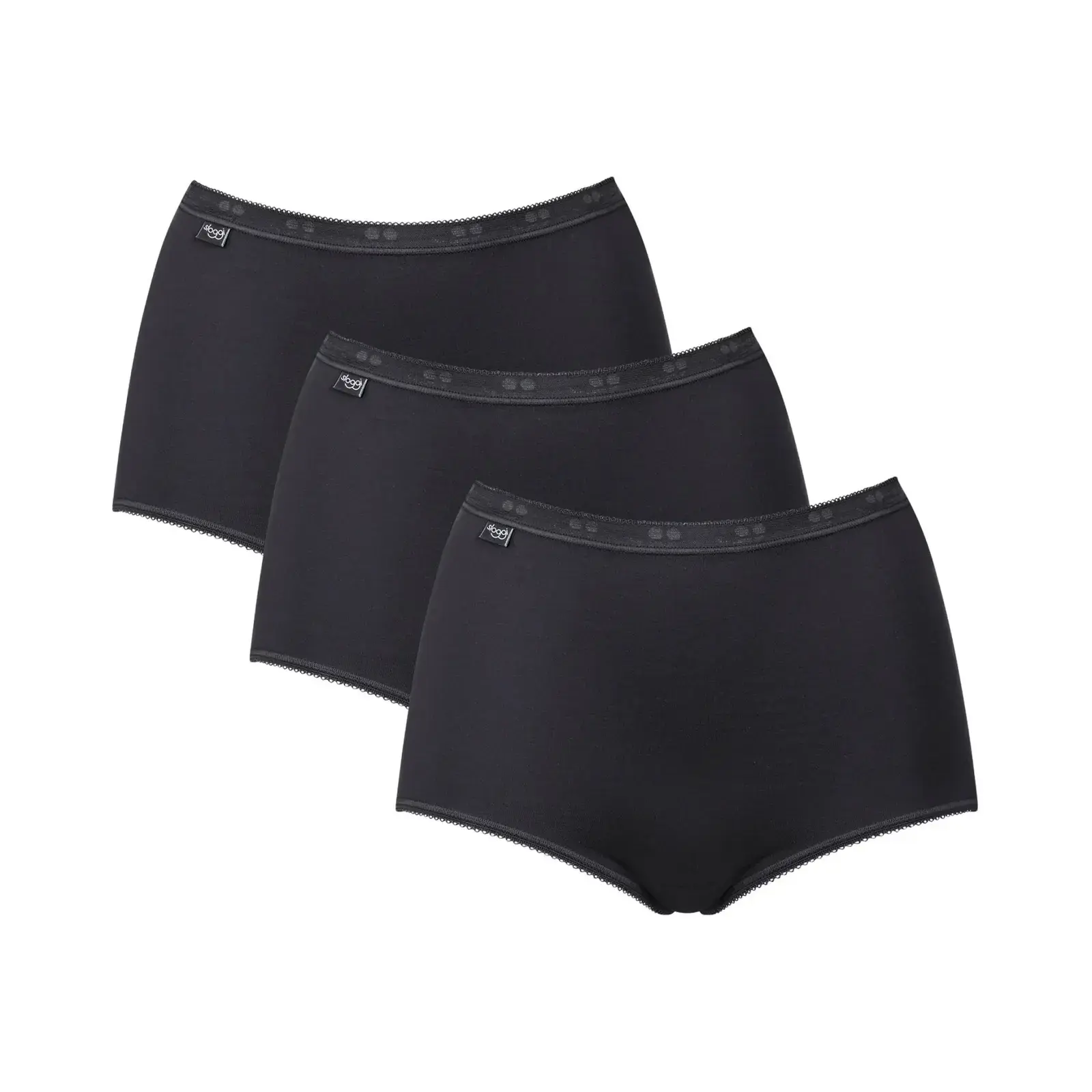 Dámske nohavičky Basic Maxi 3 Pack Black - Sloggi černá M