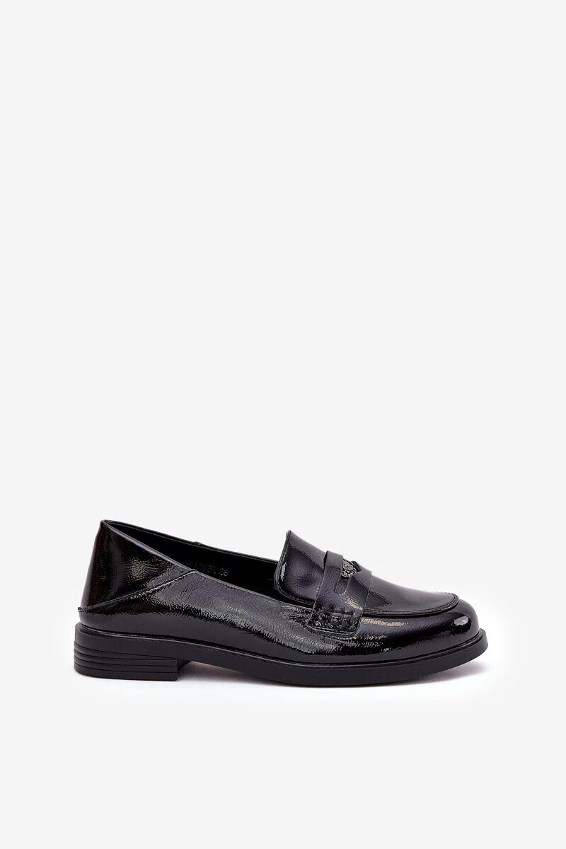 Dámske mokasíny 18100 Black - VINCEZA 41 černá