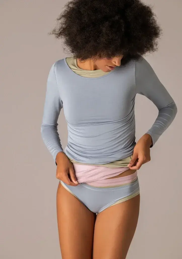 Dámska podprsenka Sielei 6007 L Modrá