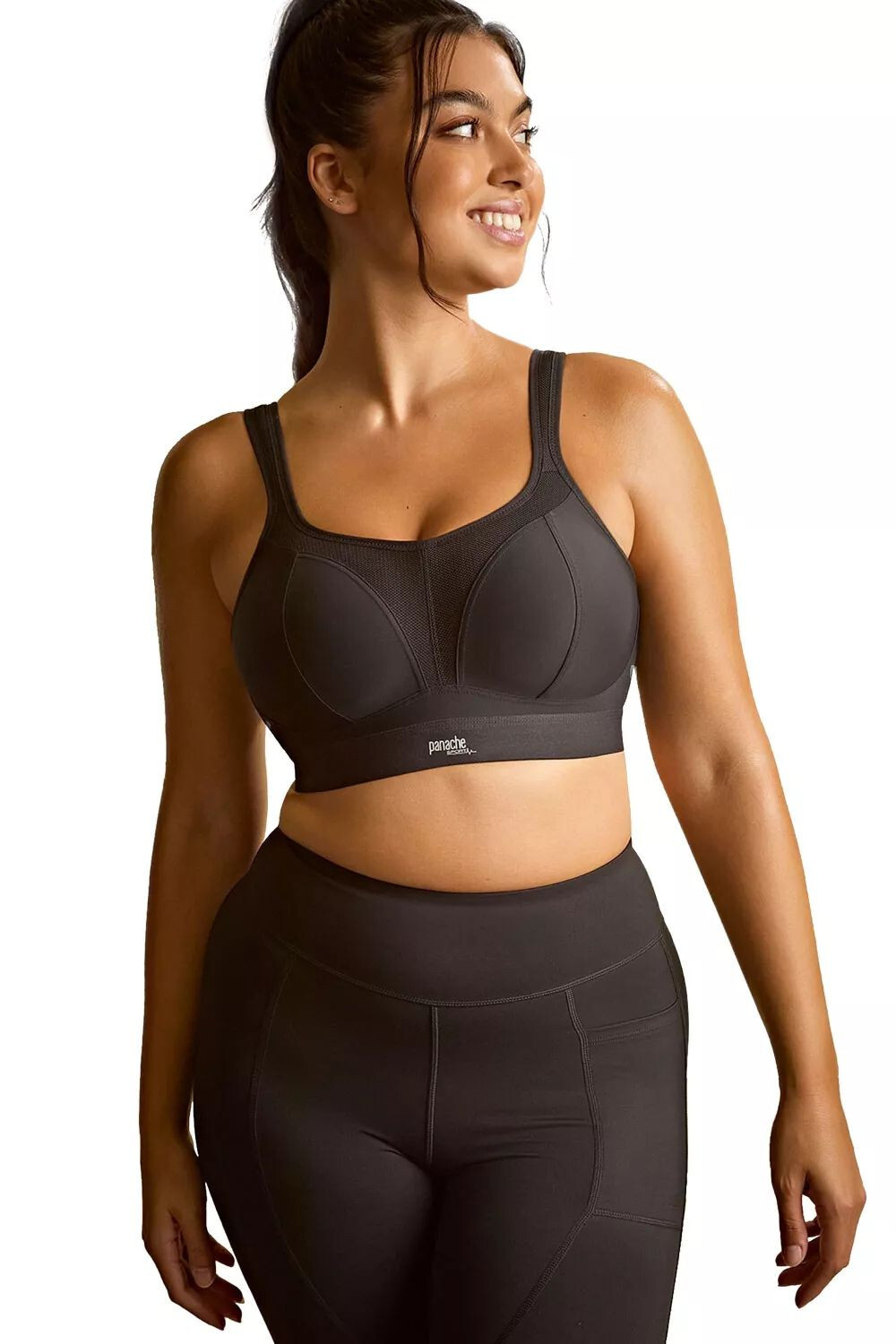 Športová podprsenka 7341B Sport black - Panache černá 80/L