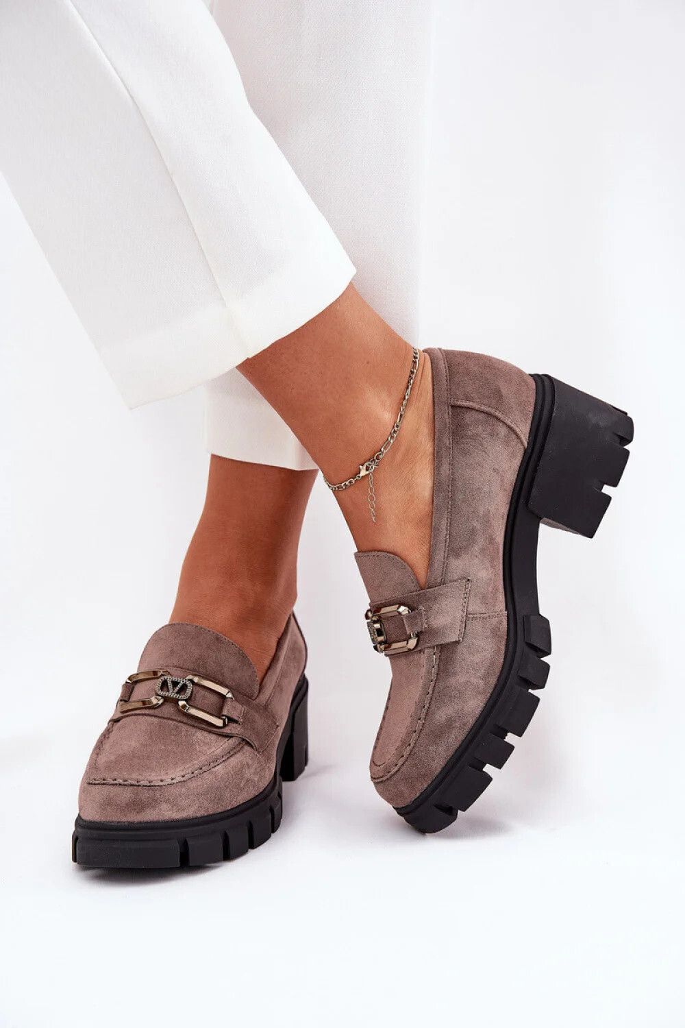 Dámske čižmy 39921 dark beige - Step in style 39
