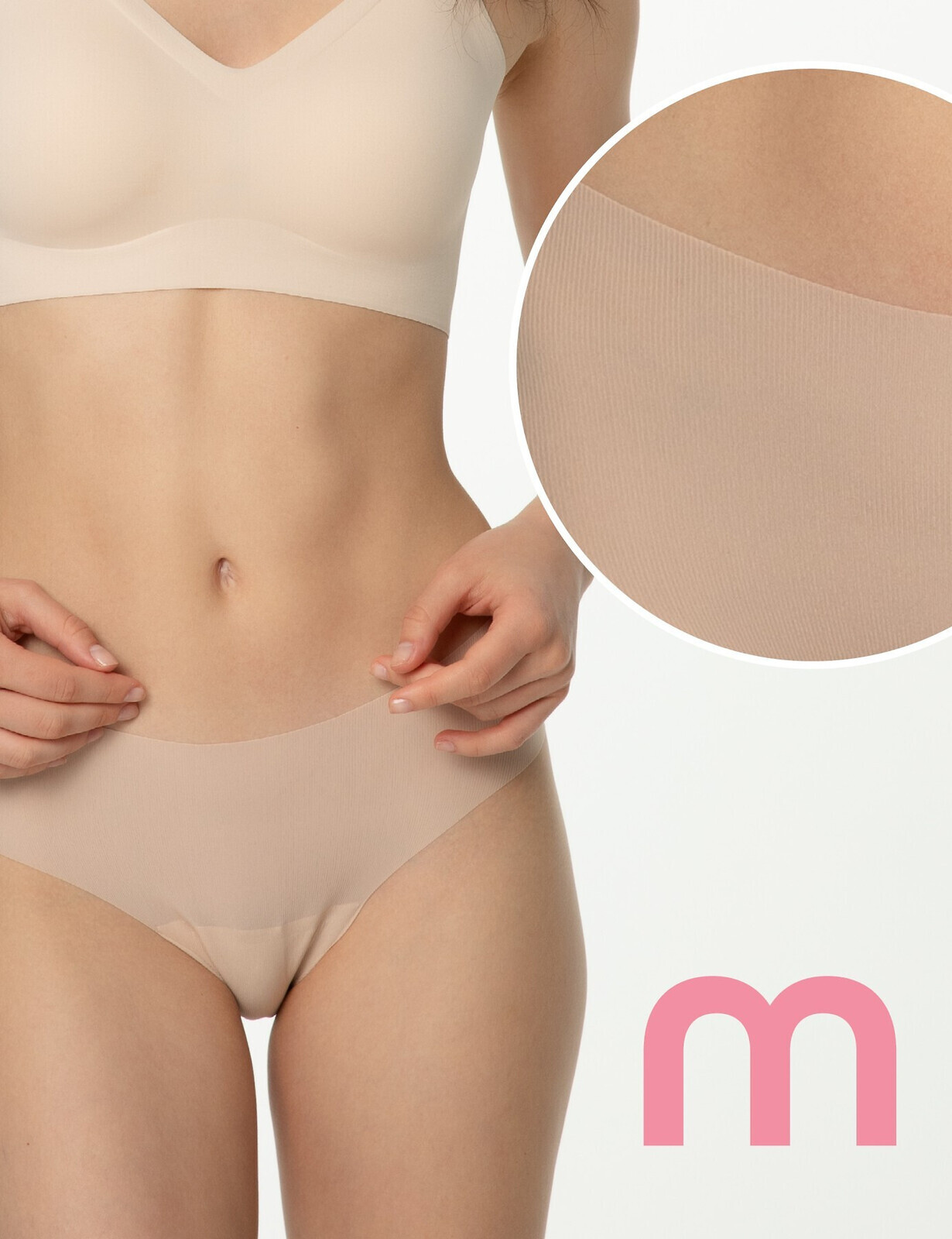 Julimex Mousse Classic nohavičky XS-2XL Béžová XS/S