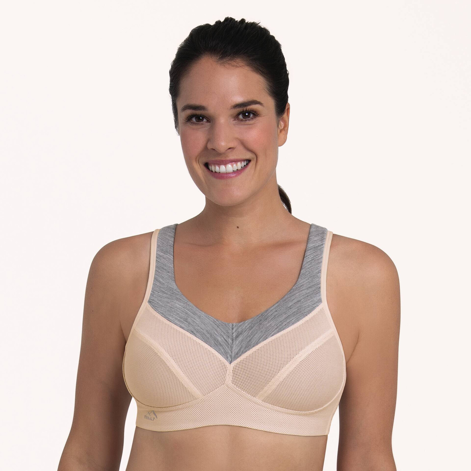 PanAlp vlnená športová podprsenka 5555 smart rose/melange - Active 778 smart rose/melange 70A