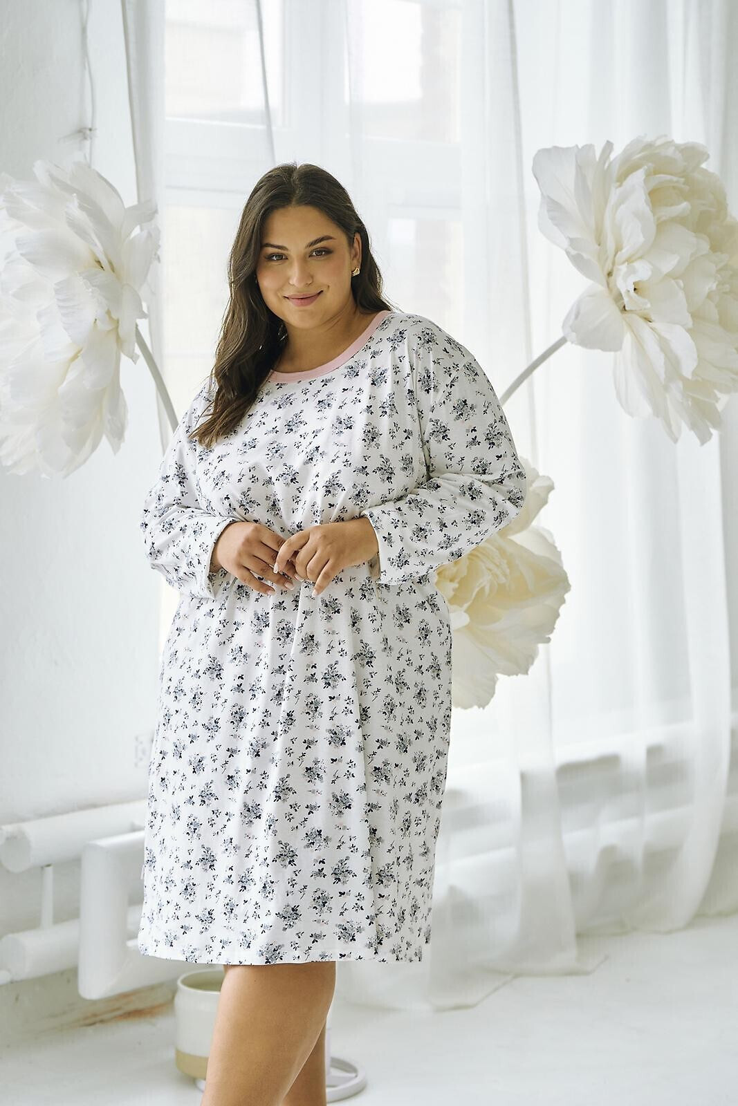 Taro Martina 3467 long/r 2XL-4XL Z25/26 dámske tričko bílá XXL