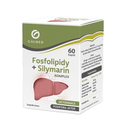 GALMED Fosfolipidy + Silymarín komplex 60 kapsúl