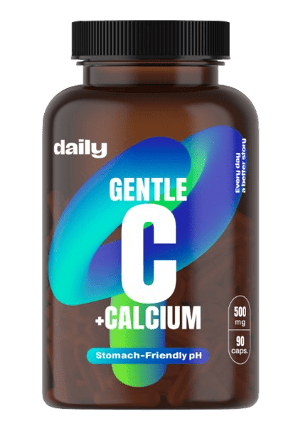 DAILY Gentle C + Calcium 90 kapsúl