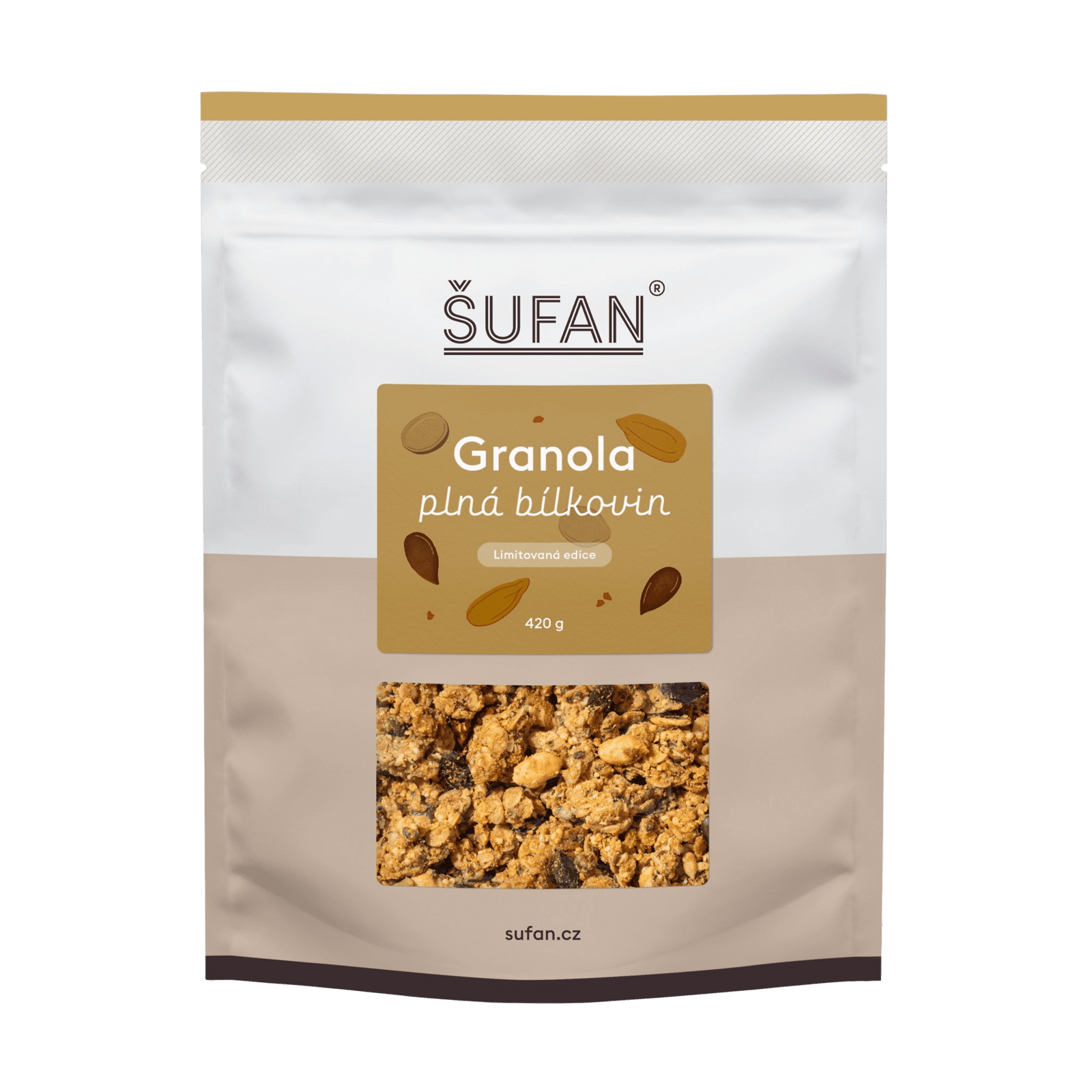 ŠUFAN Granola plná bielkovín 420 g