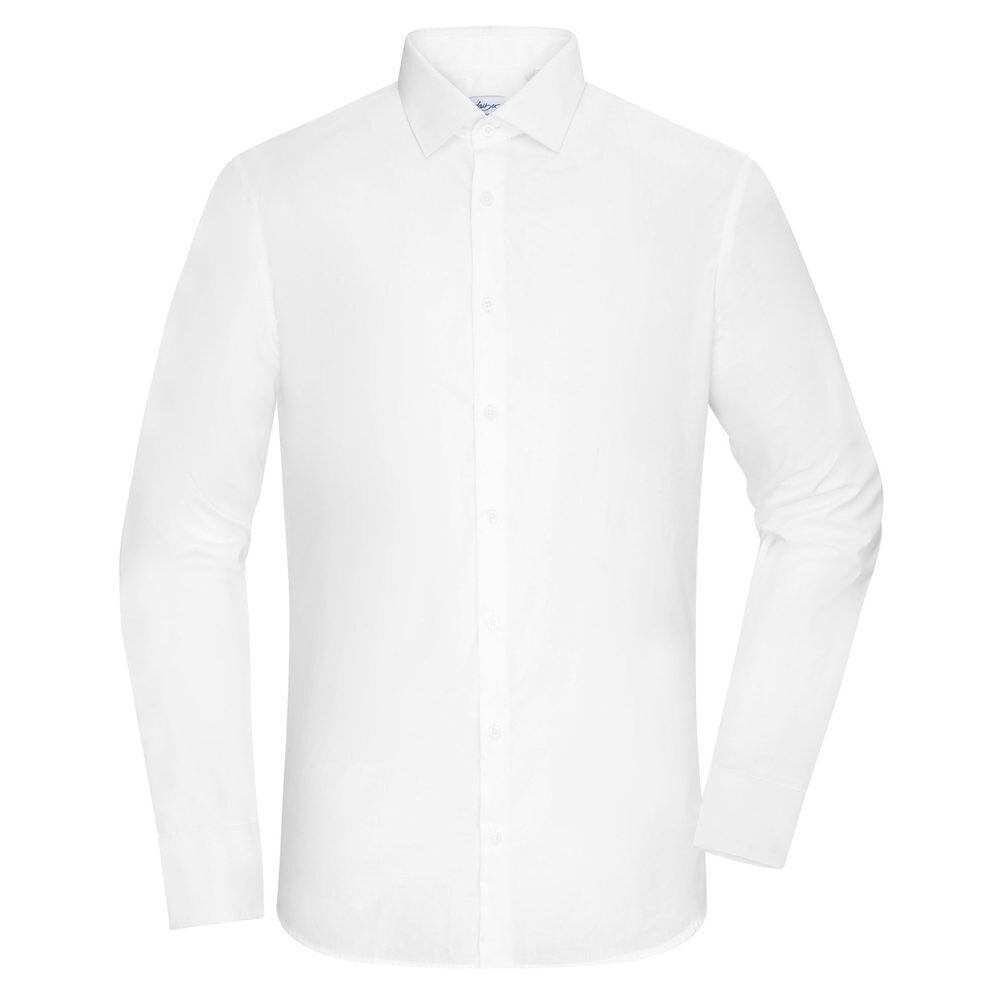 James & Nicholson (Daiber) Pánska košeľa s dlhým rukávom JN1372 - Biela | L