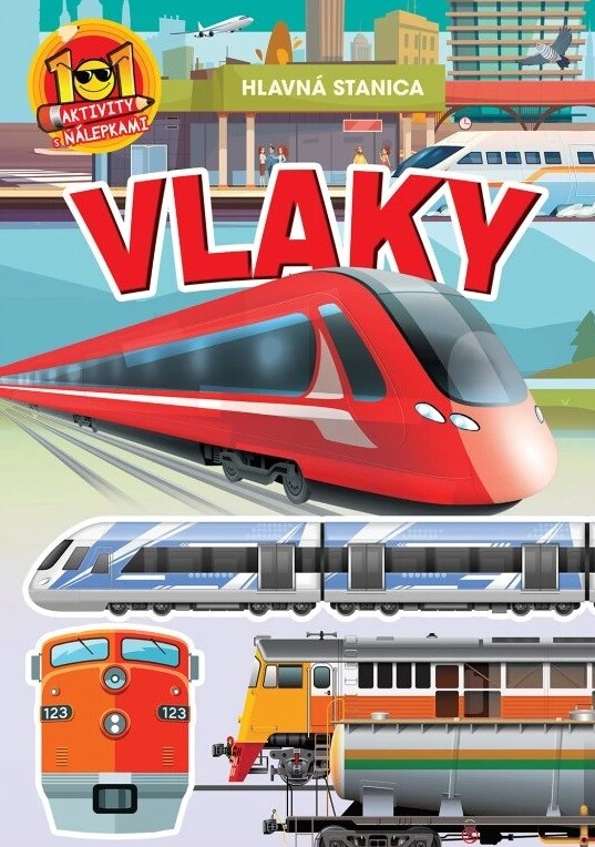 Aktivity s nálepkami Vlaky