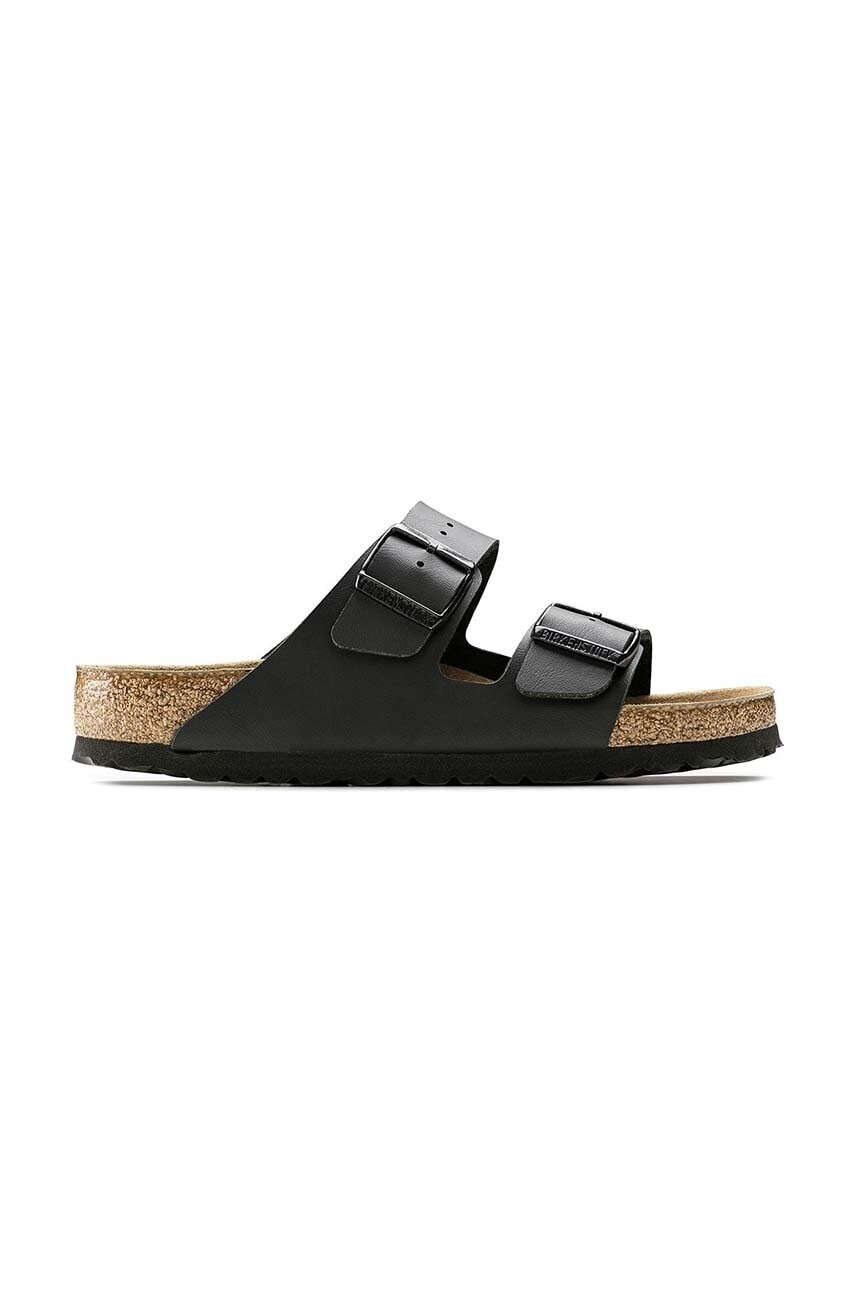 Šľapky Birkenstock Arizona SFB pánske, čierna farba, 551251