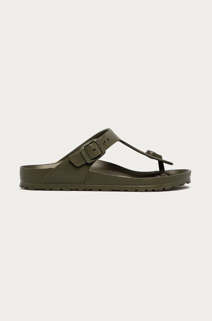 Šľapky Birkenstock Gizeh Eva zelená farba, 1019143