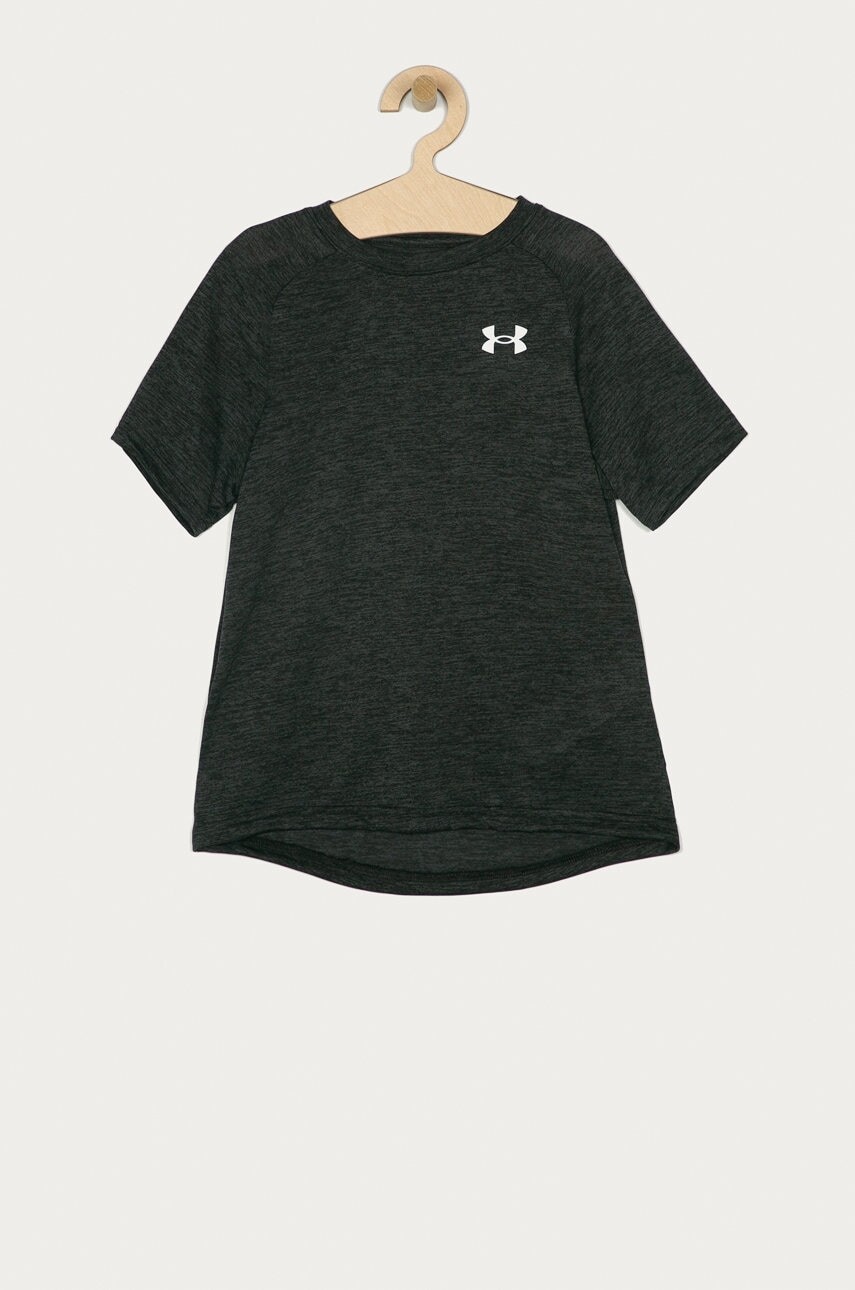 Tričko Under Armour čierna farba, jednofarebný, 1363284