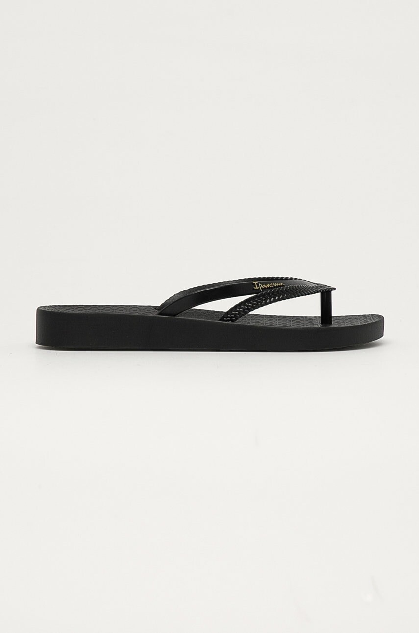 Žabky Ipanema BOSSA SOFT V FEM dámske, čierna farba, na platforme 82840-20766