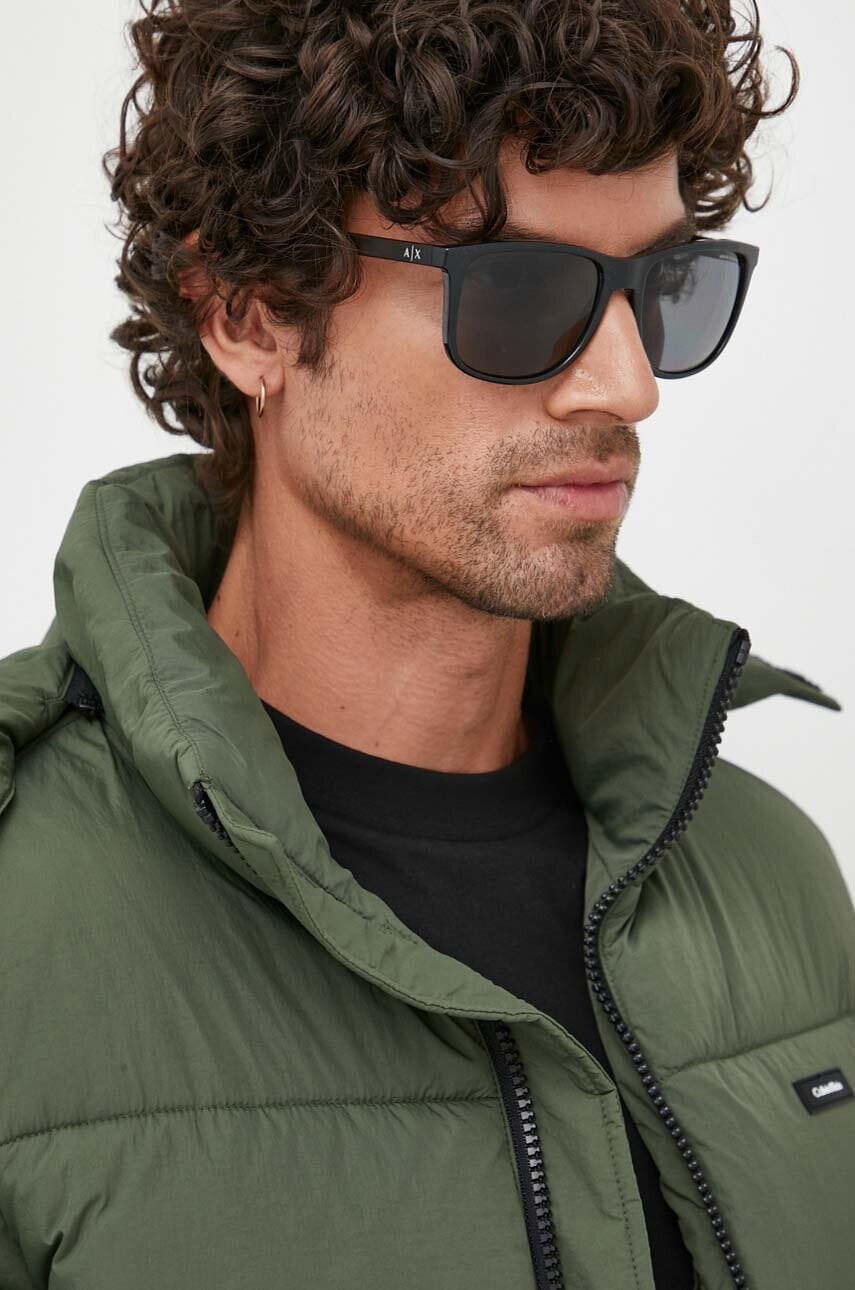 Slnečné okuliare Armani Exchange pánske, čierna farba, 0AX4070S