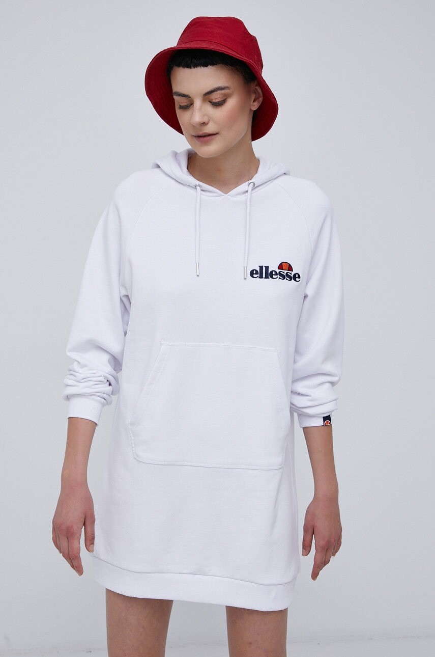 Šaty Ellesse SGK13289-011, biela farba, mini, rovné