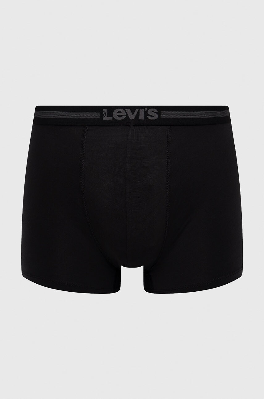 Boxerky Levi's 37149.0632-jetblack, pánske, čierna farba