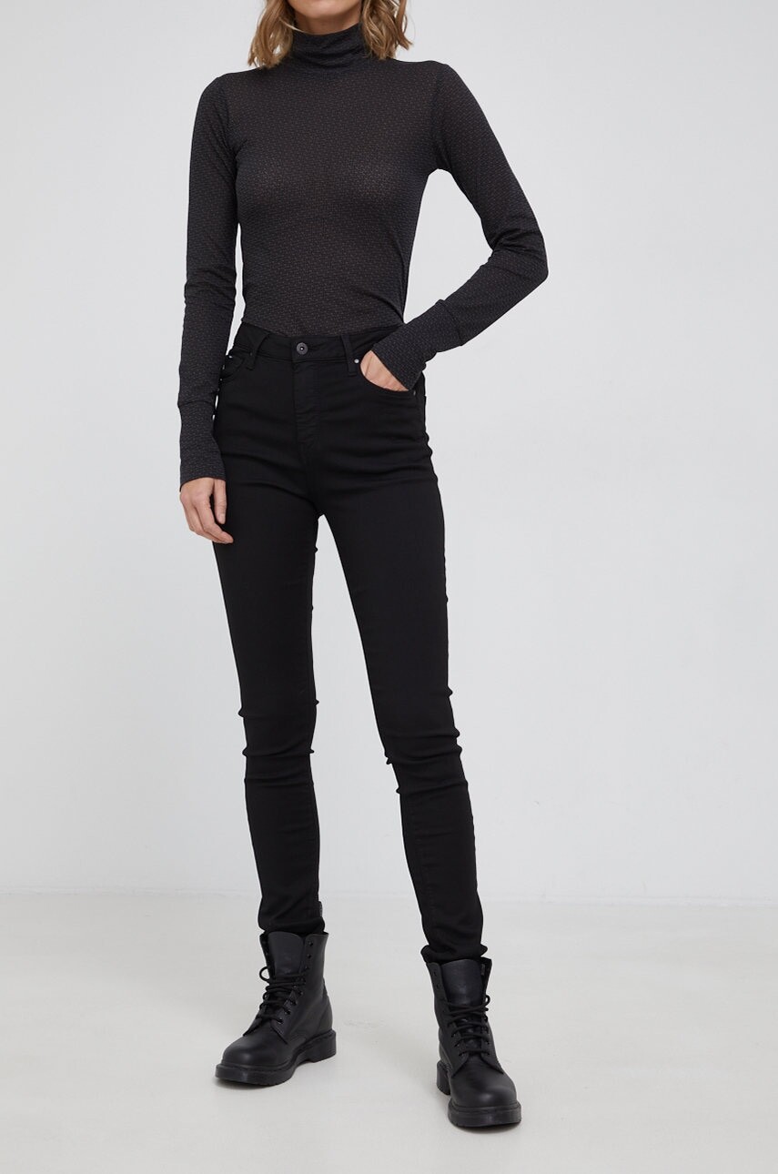 Nohavice Pepe Jeans Regent dámske, vysoký pás