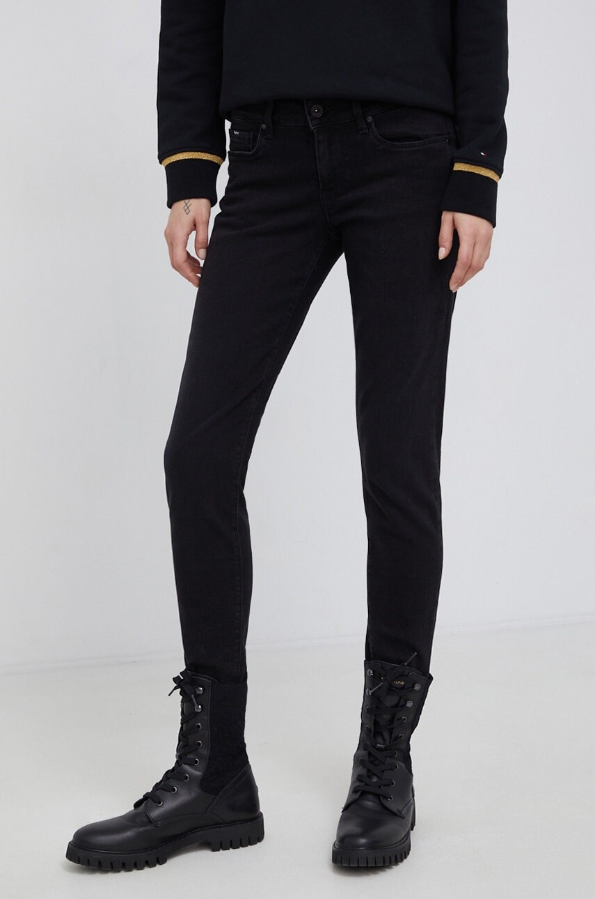 Rifle Pepe Jeans Soho dámske, stredne vysoký pás, PL204174S98.000