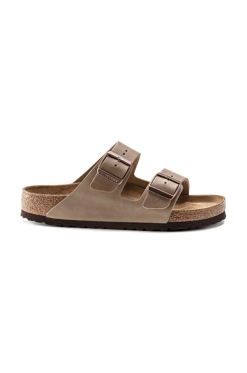 Nubukové šľapky Birkenstock Arizona béžová farba, 552813