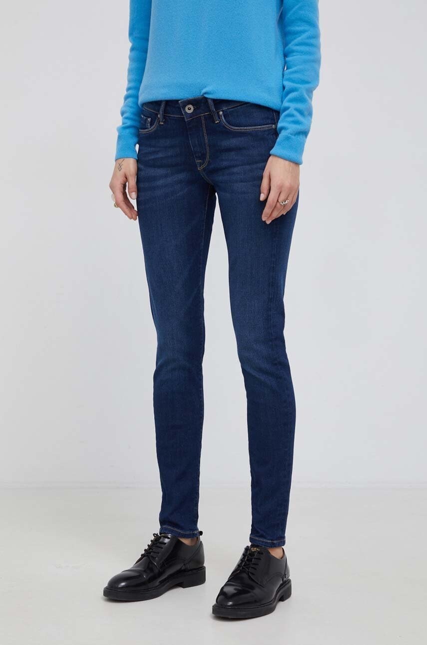 Rifle Pepe Jeans Soho dámske, stredne vysoký pás, PL204174H45.000