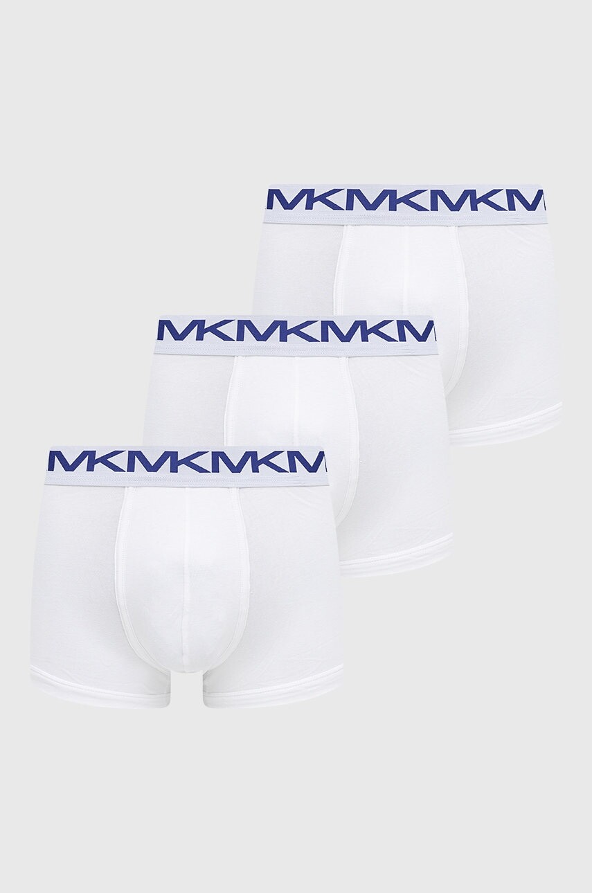 Boxerky MICHAEL Michael Kors (3-pak) pánske, biela farba, 6BR1T10033