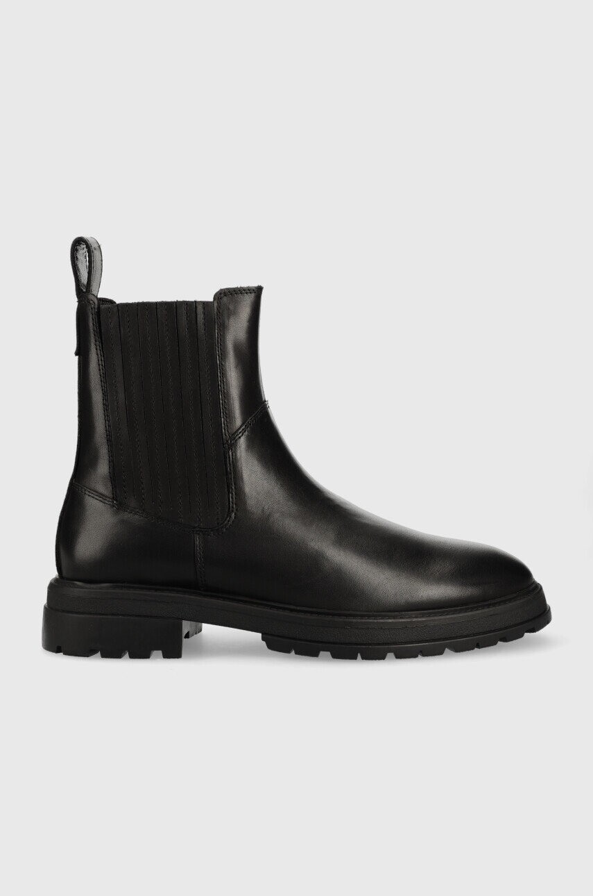 Kožené topánky chelsea Vagabond Shoemakers Johnny 2.0 pánske, čierna farba