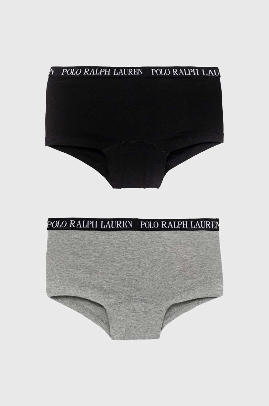 Detské boxerky Polo Ralph Lauren čierna farba