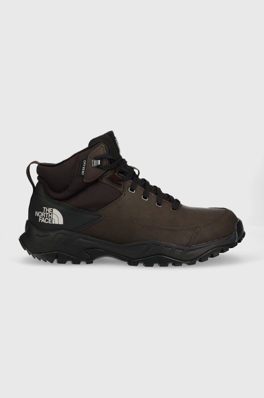 Topánky The North Face Storm Strike III WP pánske, hnedá farba, zateplené
