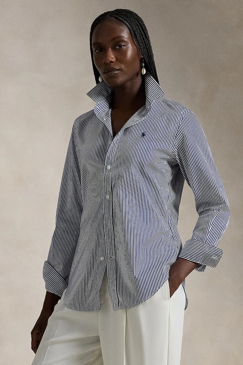 Košeľa Polo Ralph Lauren dámska,regular,s klasickým golierom,211891379