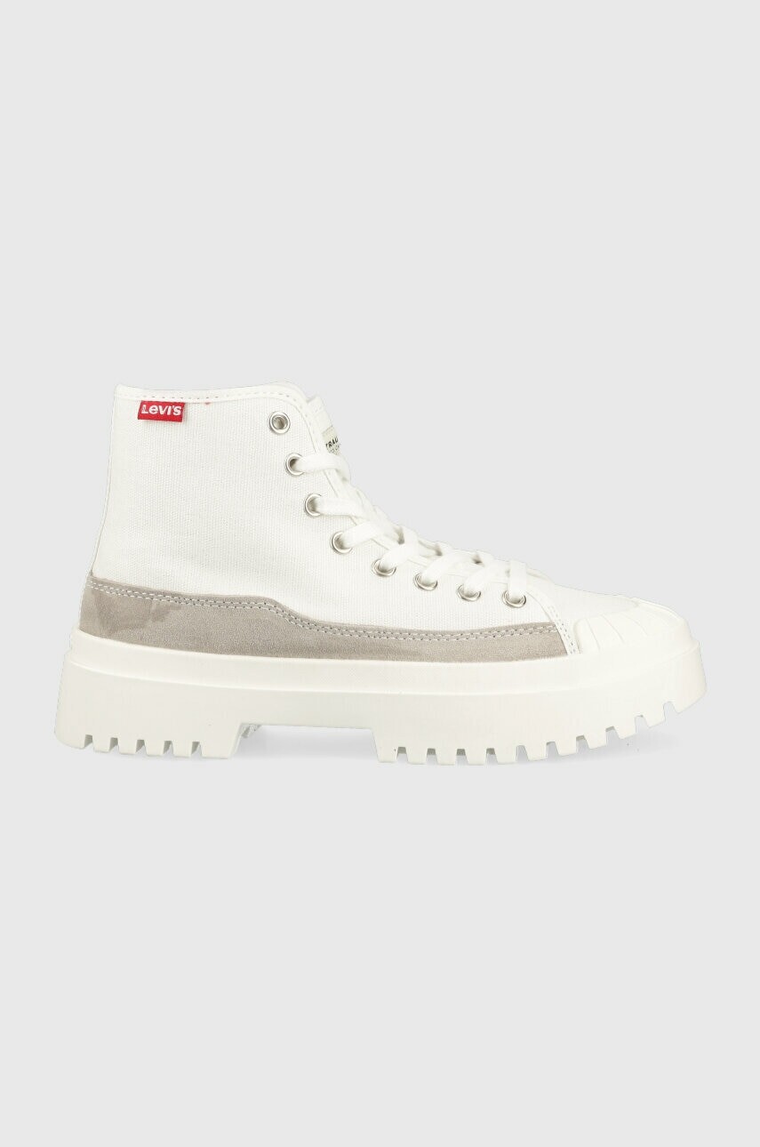 Tenisky Levi's Patton S dámske, biela farba, D7032.0005