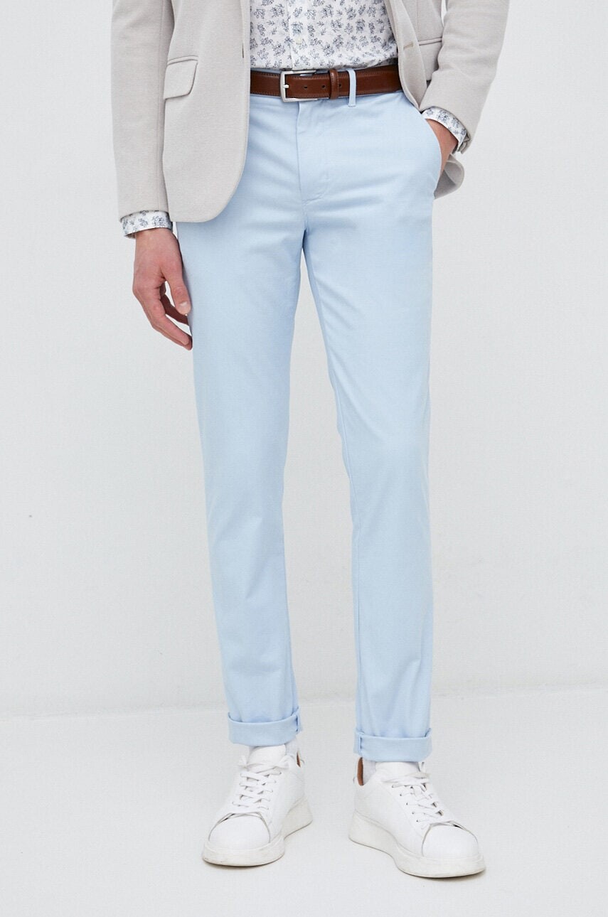 Nohavice Tommy Hilfiger pánske,priliehavé,MW0MW26619